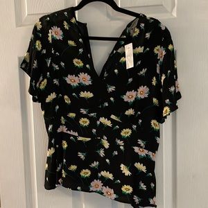 NWT- Loft floral blouse